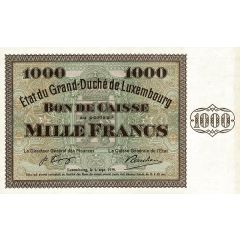 1000 Francs Bon de Caisse