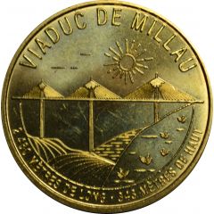 jeton touristique monnaie de paris VIADUC DE MILLAU