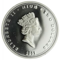 2 Dollars - Elizabeth II Flamingo