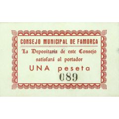 1 Peseta Famorca