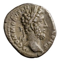 Denarius - Commodus P M TR P VIIII IMP VII COS IIII P P, Mars