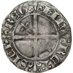 Double denier provençal - Jeanne de Naples