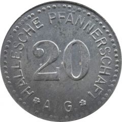 20 Pfennig - Halle an der Saale Hallesche Pfännerschaft A.G.