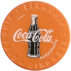 Shopping Cart Token - Coca Cola red