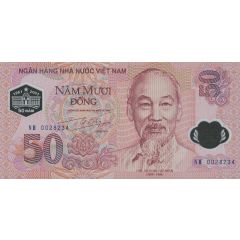 50 Đồng 50th Anniversary of the National Bank