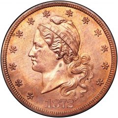 20 Dollars `1872 Double Eagle` Pattern, copper