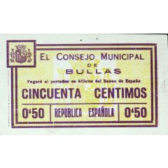 50 Céntimos Bullas