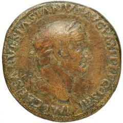 Sestertius - Vespasian ROMA RESVRGES S C, Roma