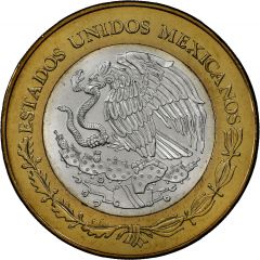 100 Pesos Bank of Mexico`s 80th Anniversary