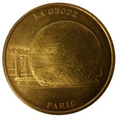 Monnaie de Paris Tourist Token - Paris La Géode