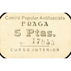 5 Pesetas Fraga