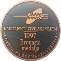 Medal - Kmetijsko živilski sejem AGRA