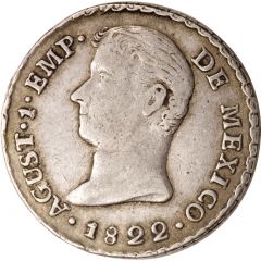 1 Real - Agustín I Proclamation coinage