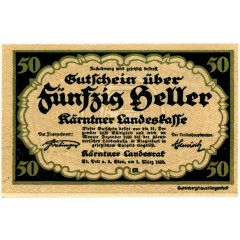 50 Heller Kärnten