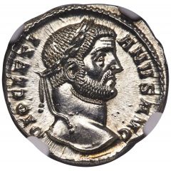 Argenteus - Diocletian VICTORIA SARMAT, Ticinum
