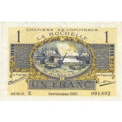 1 Franc - Chambre de Commerce de La Rochelle 17