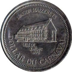 2 Carnaval Dollars - Quebec