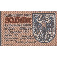 30 Heller Kössen in Tirol