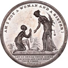 Medal - William IV Abolition, T. Halliday, white metal
