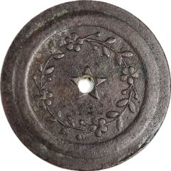 30 centimes à consommer - étoile et couronne de fleurs