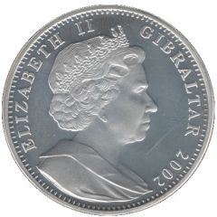 1 Crown - Elizabeth II Golden Jubilee - Treetops in Kenya, Silver Proof