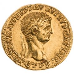 Aureus - Claudius and Agrippina the Younger AGRIPPINAE AVGVSTAE