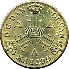 Token - Kijafa 12 Mark `Stråledukat` - Frederik V