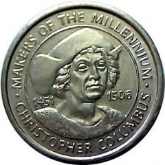 Token - Sainsbury`s Makers of the Millennium Christopher Columbus