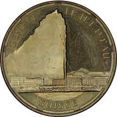 Token - Jet d`eau de Genève Monnaie de Paris