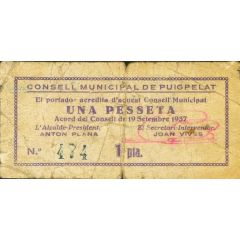 1 Peseta Puigpelat