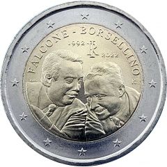 2 Euros Falcone - Borsellino