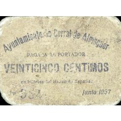 25 Céntimos Corral de Almaguer