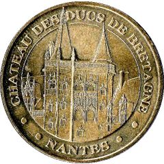 Monnaie de Paris Tourist Token - Nantes Château des Ducs de Bretagne - La tour de la couronne d`or