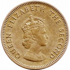 1/4 Shilling - Elizabeth II 1st portrait