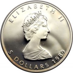 5 Dollars - Elizabeth II 2nd Portrait, SML Bullion Coinage