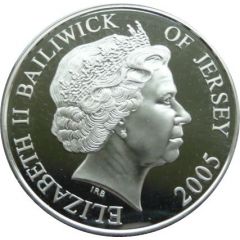 5 Pounds - Elizabeth II HMS Conqueror, Silver Proof