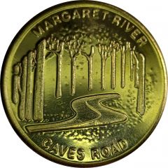Medal - WA - Margaret River, Caves Road Tourist Souvenir