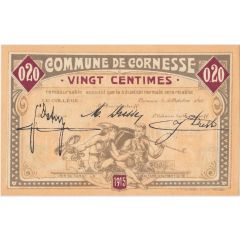 20 Centimes Commune de Cornesse