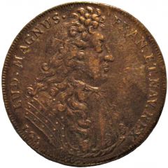 Jeton - Louis XIV - Paix de Ratisbonne - Le repos suit la victoire Lazarus Gottlieb Lauffer