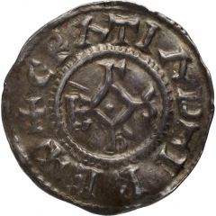 Denier - Charles II Verdun mint