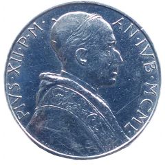 2 Lire - Pius XII Jubilee