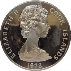 1 Dollar - Elizabeth II 2nd portrait, Captain James Cook