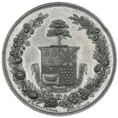 Award - William IV Royal Devon & Cornwall Botanical & Horticultural Society, white metal