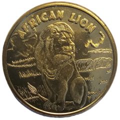Token - Naples Zoo African Lion