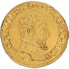 Gold Henri - Henry II and successors 1st type, 4th bust