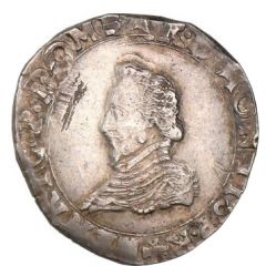 1/2 Teston - Henry II 2nd type