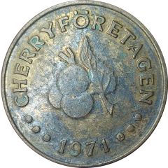 Casino Token - Cherry Företagen 24mm