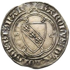 Groschen with shield - Charles II