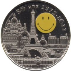 Jetn Touristique - Monnaie de Paris - 50 ans du Smiley