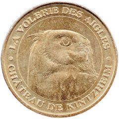 Jeton touristique - Monnaie de Paris - Alsace - La volerie des aigles l`hibou